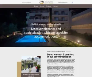Anemoni Apartments website