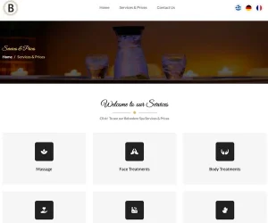 Belvedere Spa website